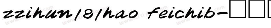 zzihun181hao feichib字体转换